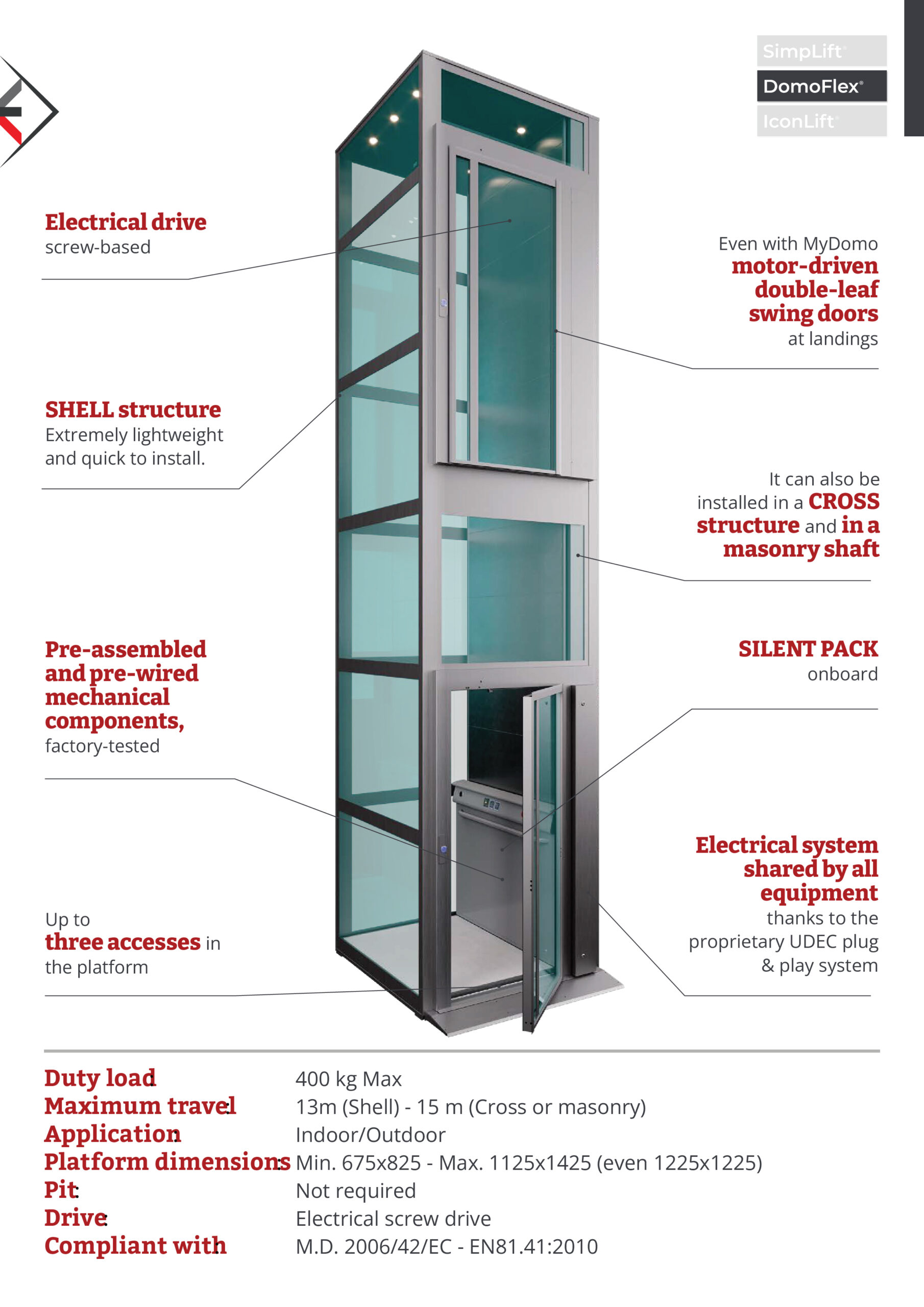 domoflex home lift